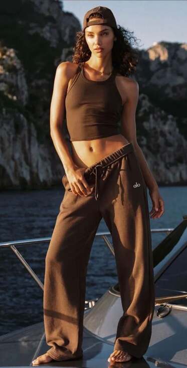 Alo Yoga Pants - Alo Yoga Accolade Sweatpants Brown
